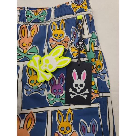 Psycho Bunny Swim Trunks Men's Size 3xl Mesh Lined Board Shorts Swimming - Picture 12 of 12